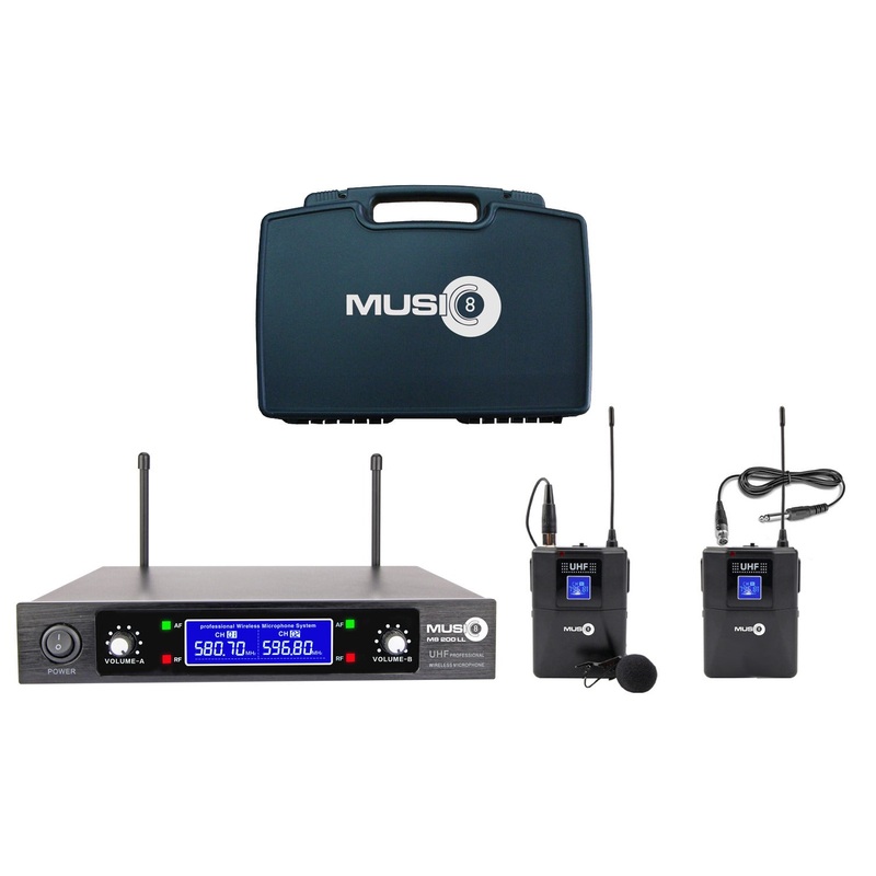 Music 8 M8-200 LL IN 1 Lavalier & 1 Instrument System