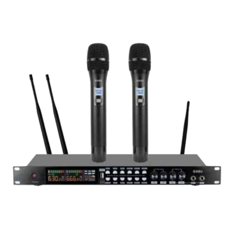 Music 8 M8-350 R Professional KTV Wireless Microphone with Echo,Delay/Music, Support USB/BT play