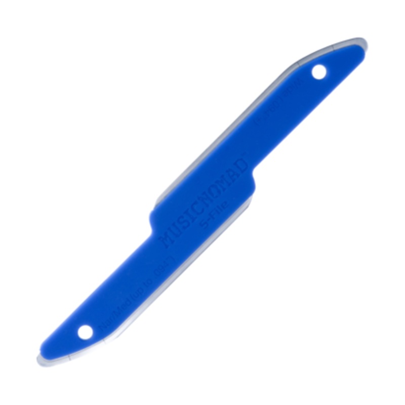 MusicNomad S FILE Safe Zone Guitar Fret Crowning File