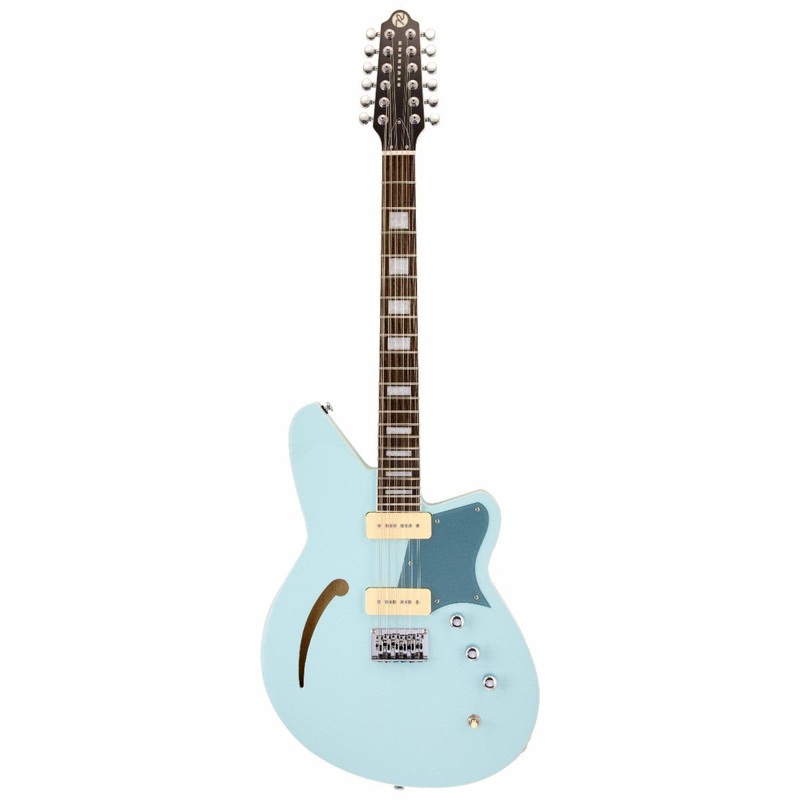 Reverend AIRWAVE 12 String Semi Hollow-Body Electric Guitar (Chronic Blue)