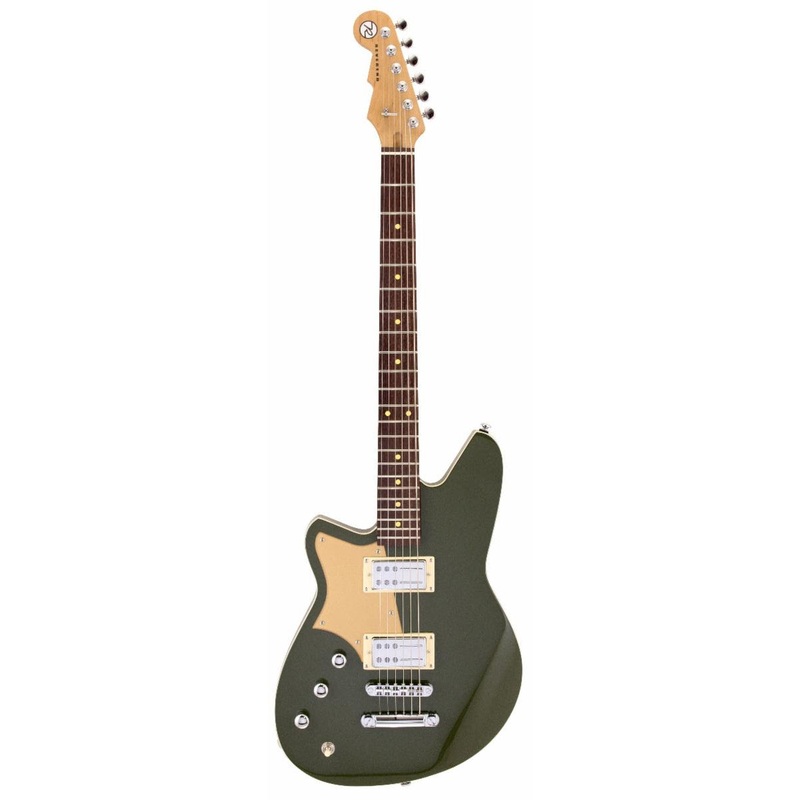 Reverend DESCENT RA Left-Handed Electric Guitar (Army Green)