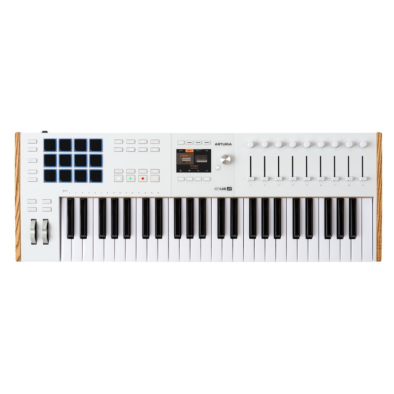 Arturia KEYLAB 49 MK3 Keyboard MIDI Controller (White) – 49 Keys