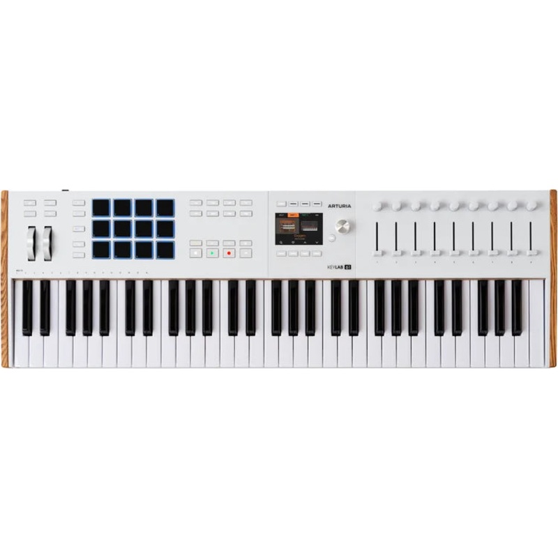 Arturia KEYLAB 61 MK3 Keyboard MIDI Controller (White) – 61 Keys