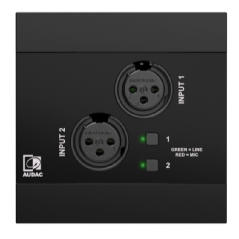 Audac NWP220/B Network Input Panel (Black)
