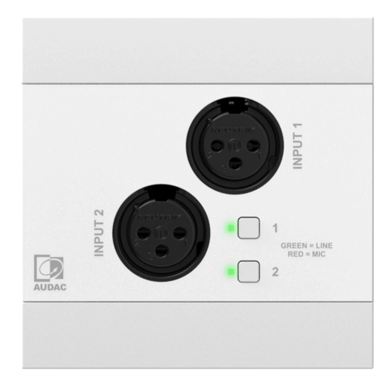 Audac NWP220/W Network Input Panel (White)
