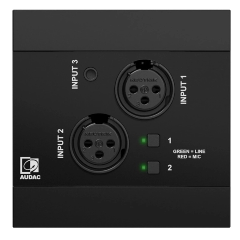 Audac NWP320/B Network Input Panel (Black)
