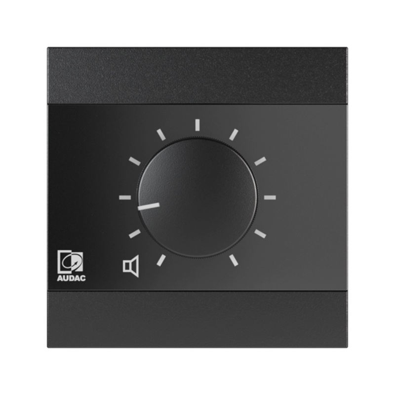 Audac WP200/B Remote Volume Controller (Black)