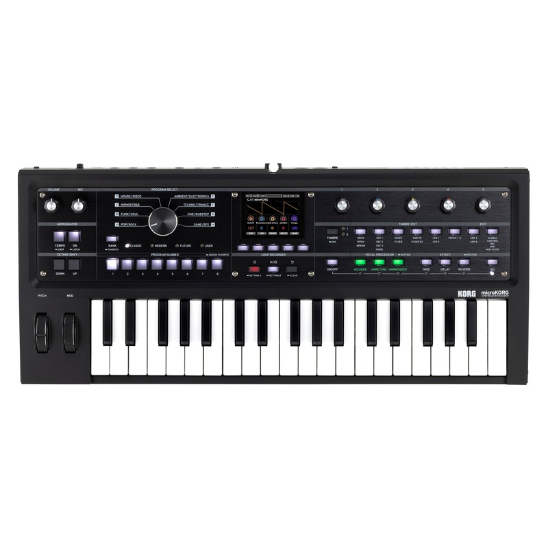 Korg MICROKORG MK2 Limited Edition Synthesizer / Vocoder (Metallic Black)