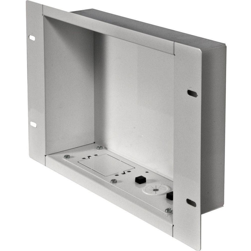 Peerless-AV IBA2-W In-Wall Cable Management and Storage Box (White)