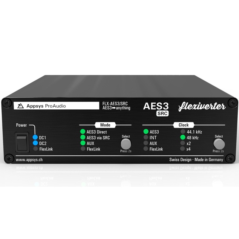Appsys ProAudio FLX-AES3/SRC AES3-to-Anything Converter with Built-In Sample Rate Converters