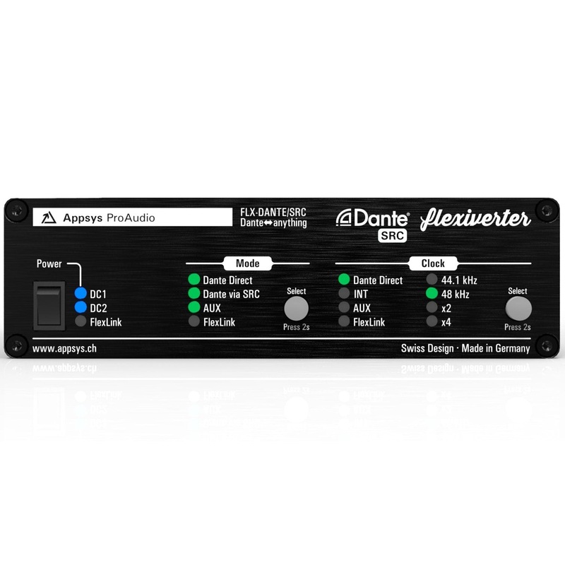 Appsys ProAudio FLX-DANTE/SRC Dante to Anything Converter with 64x64ch Sample Rate Converter