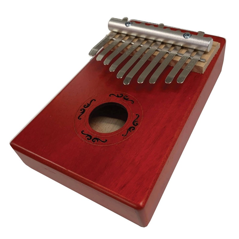 BeaverCreek BCKALM-10TR Kalimba (Red) – 10 Keys