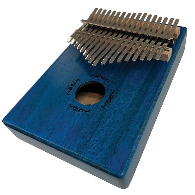 BeaverCreek BCKALM-17TB Kalimba (Transparent Blue) – 17 Keys