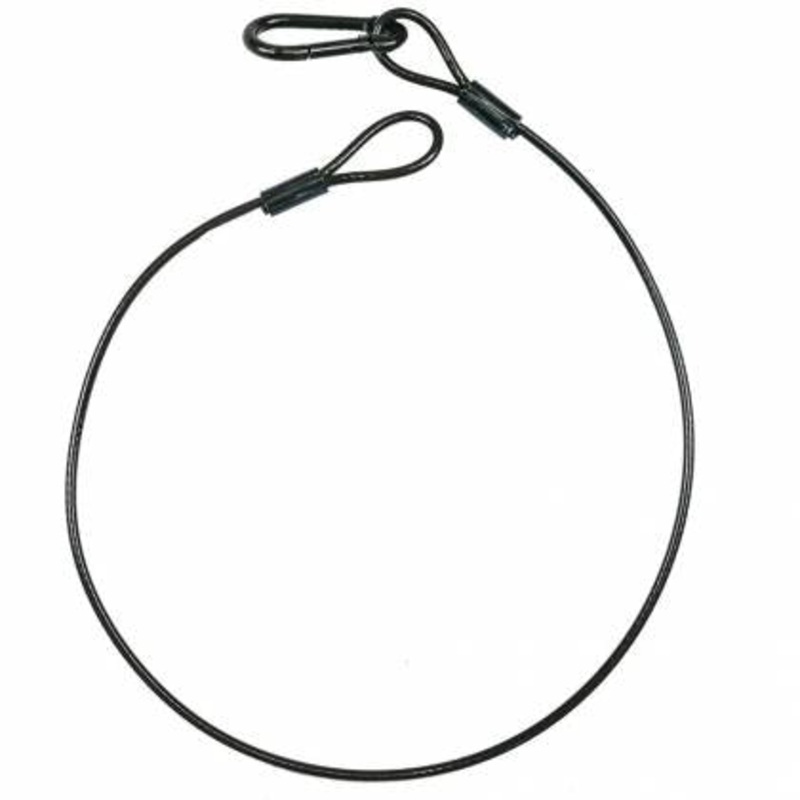 Global Truss B-30 Safety Cable (Black) – 30″