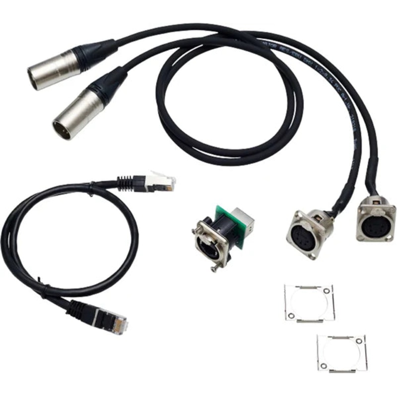 MA Lighting MA210650 5 Pin XLR Rack Mount Kit Adapter Cable Set for 2-Port Node