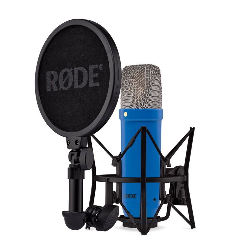 Rode NT1 SIGNATURE Large-Diaphragm Condenser Microphone (Cobalt)