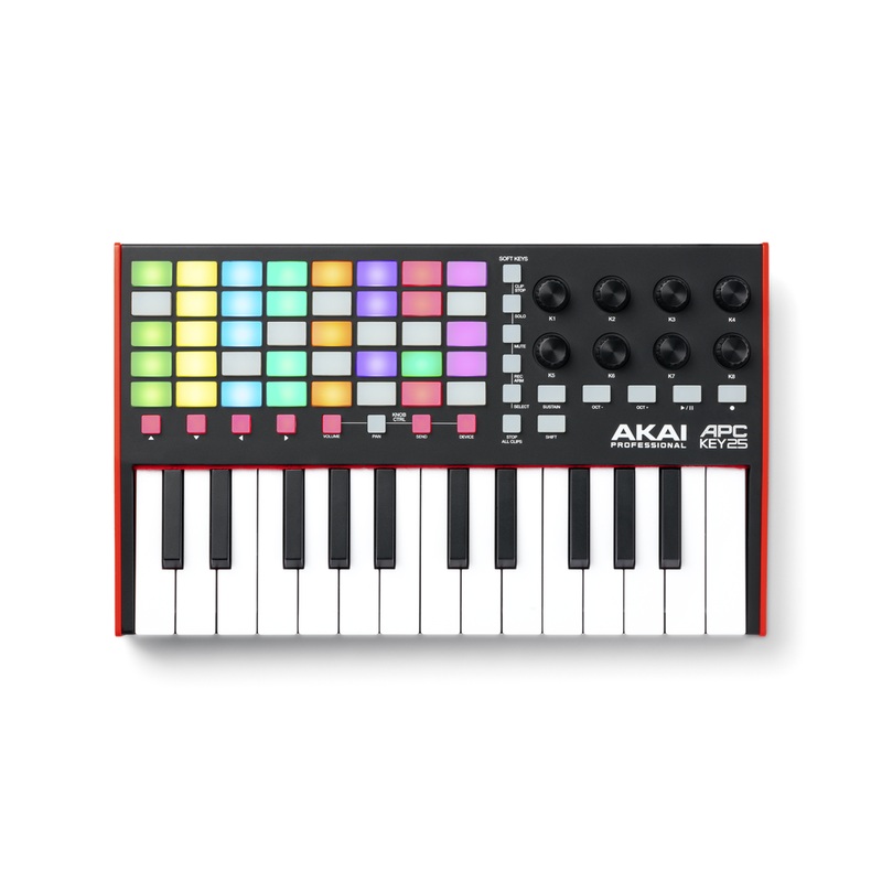 Akai APCKEY25MK2 Ultra-Portable All-In-One Ableton Live Controller – 25 Keys (DEMO)