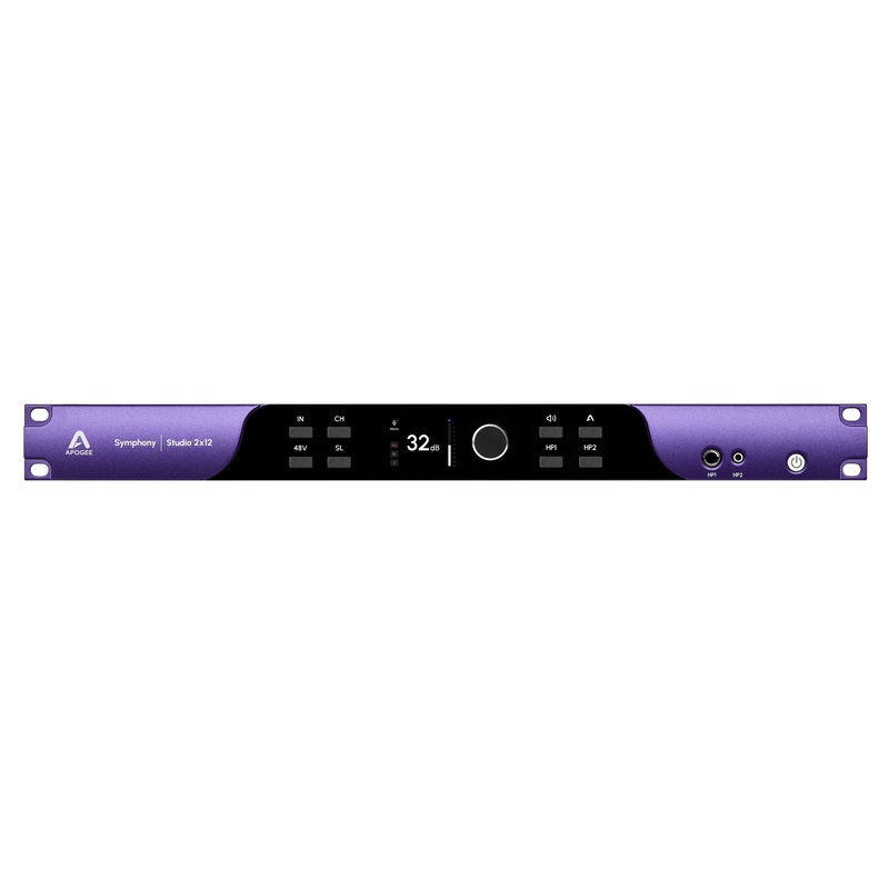 Apogee SYMPHONY-STUDIO-2X12 USB-C Audio Interface with 2 Mic/Line IN  12 Line Level OUT