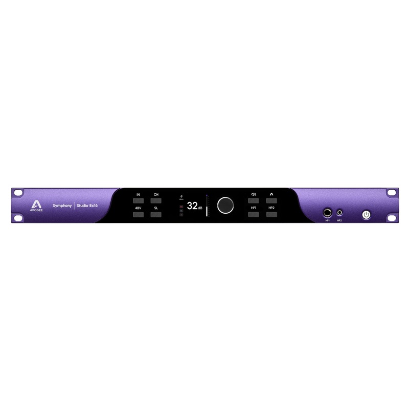 Apogee SYMPHONY-STUDIO-8X16 USB-C Audio Interface with 8 Mic/Line IN  16 Line Level OUT