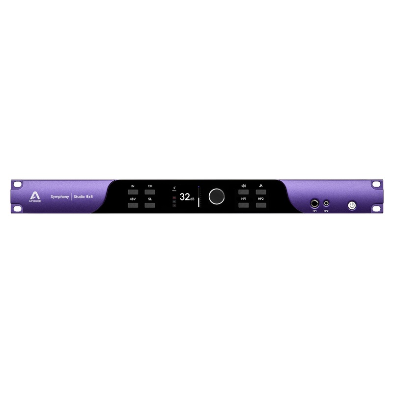 Apogee SYMPHONY-STUDIO-8X8 USB-C Audio Interface with 8 Mic/Line IN  8 Line Level OUT