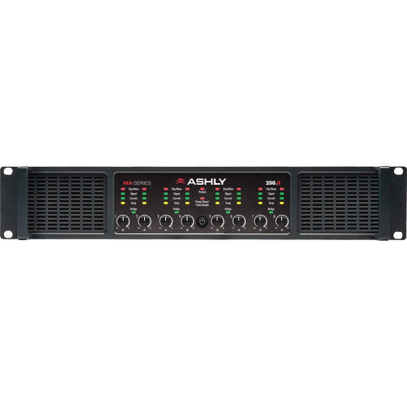 Ashly MA-250.8 High-Performance 8-Channel Installation Amplifier