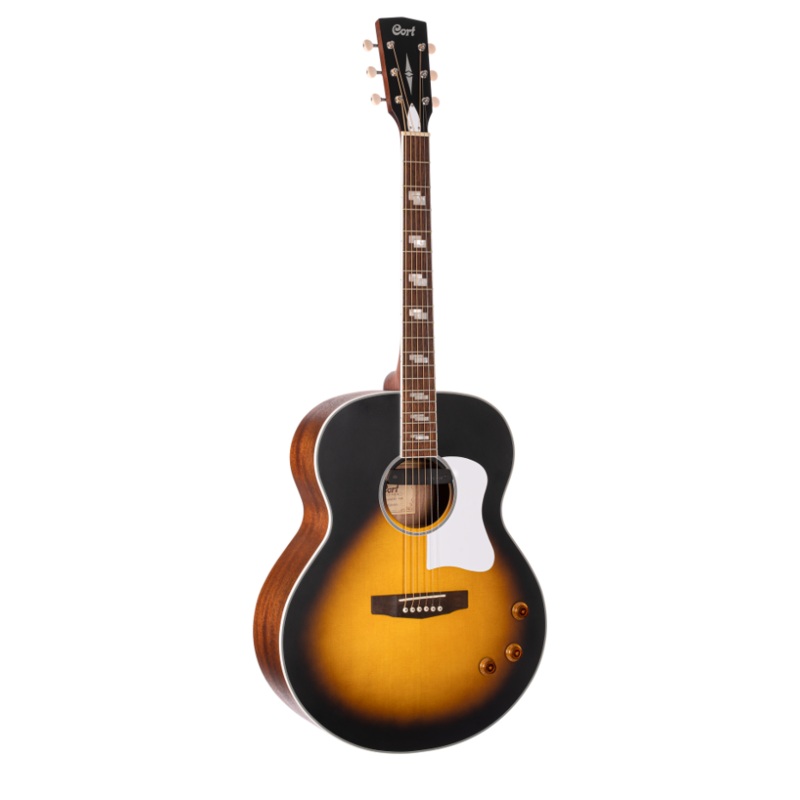Cort CJ-RETRO-VSM Retro Acoustic Guitar (Vintage Sunburst Matte)