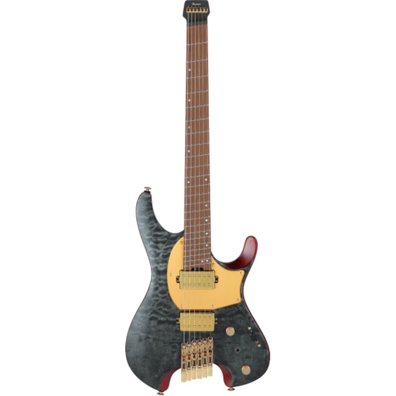 Ibanez MGFM10OBL Manuel Gardner Fernandes Signature Headless Electric Guitar (Obsidian Black Low Gloss)