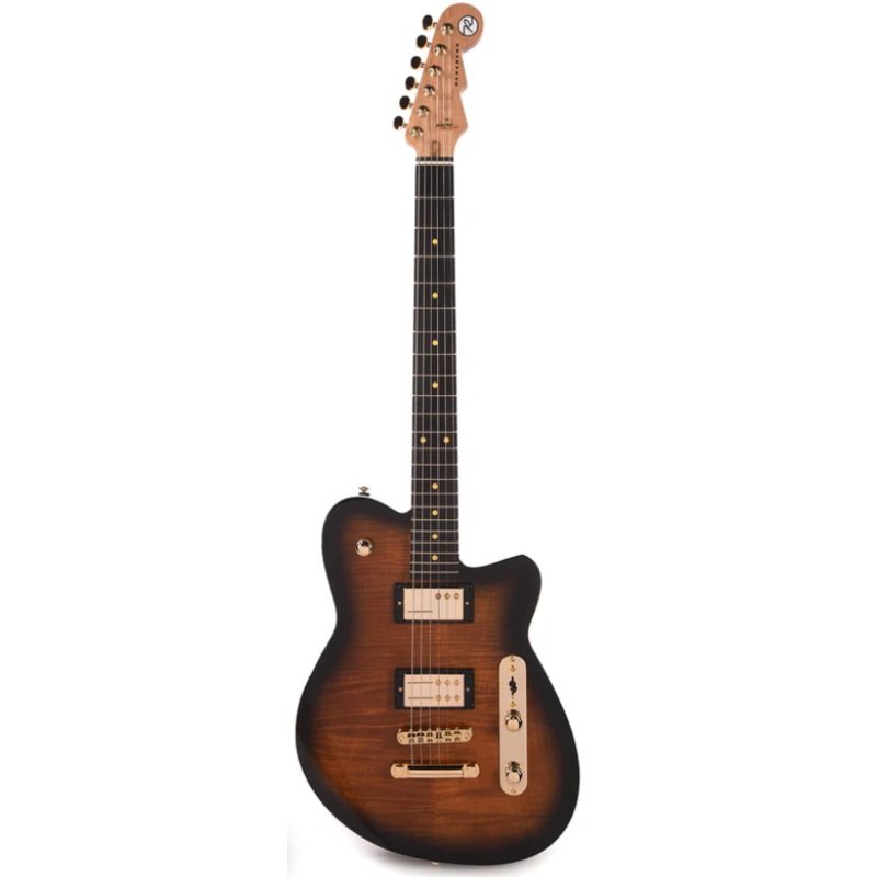 Reverend CHARGER RA Electric Guitar (Tobacco Burst Flame Maple)