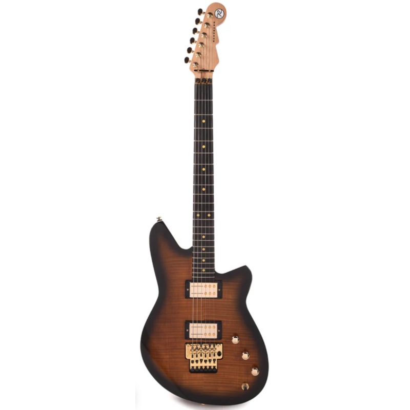 Reverend KINGBOLT RA FLOYD Electric Guitar (Tobacco Burst Flame Maple)