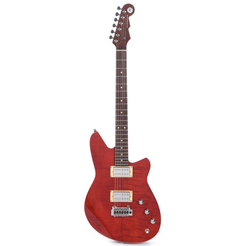 Reverend KINGBOLT RA FM Electric Guitar (Transparent Whine Red)