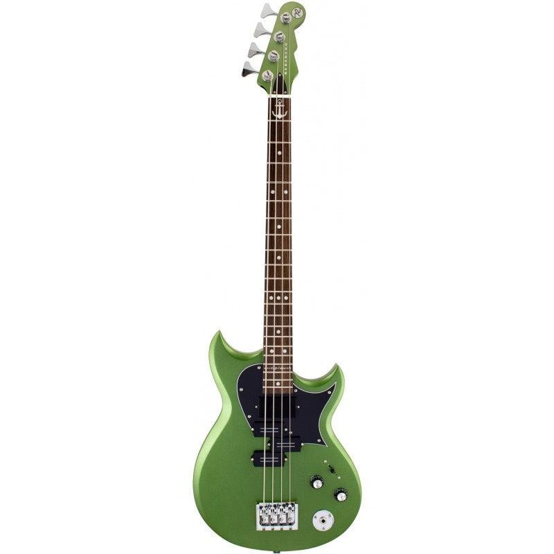 Reverend WATTPLOWER 2 Electric Bass Guitar (Satin Emerald Green)