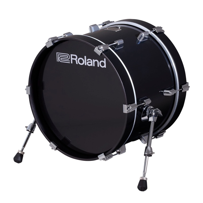 Roland KD-18-BK Acoustic Kick Drum (Black) – 18″