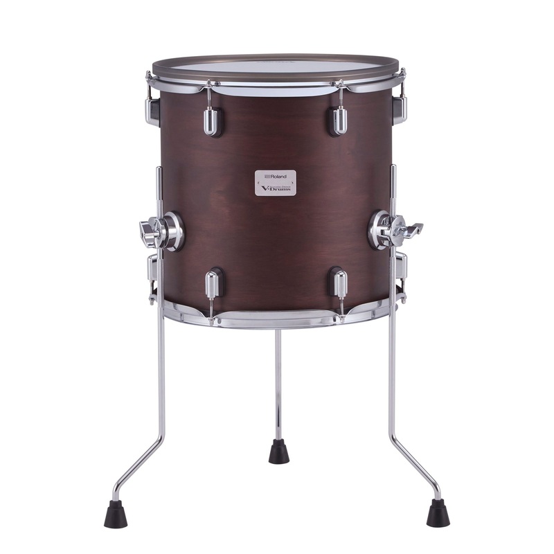 Roland PDA140F-SW Acoustic Drum Floor Tom (Satin Walnut) – 14″