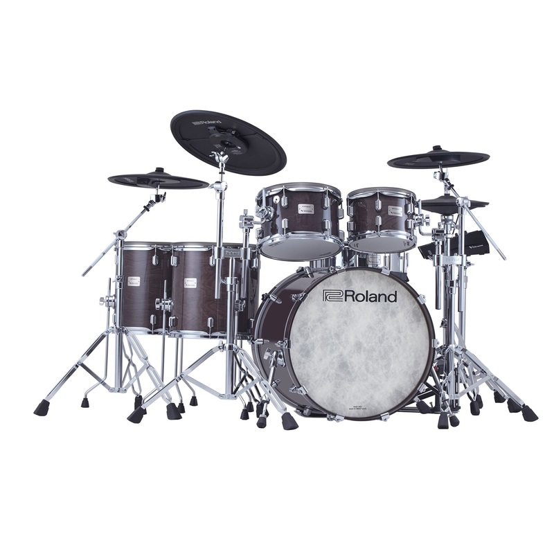 Roland VAD716 V-Drums Acoustic Design 6-Piece Electronic Drumkit (Gloss Ebony)