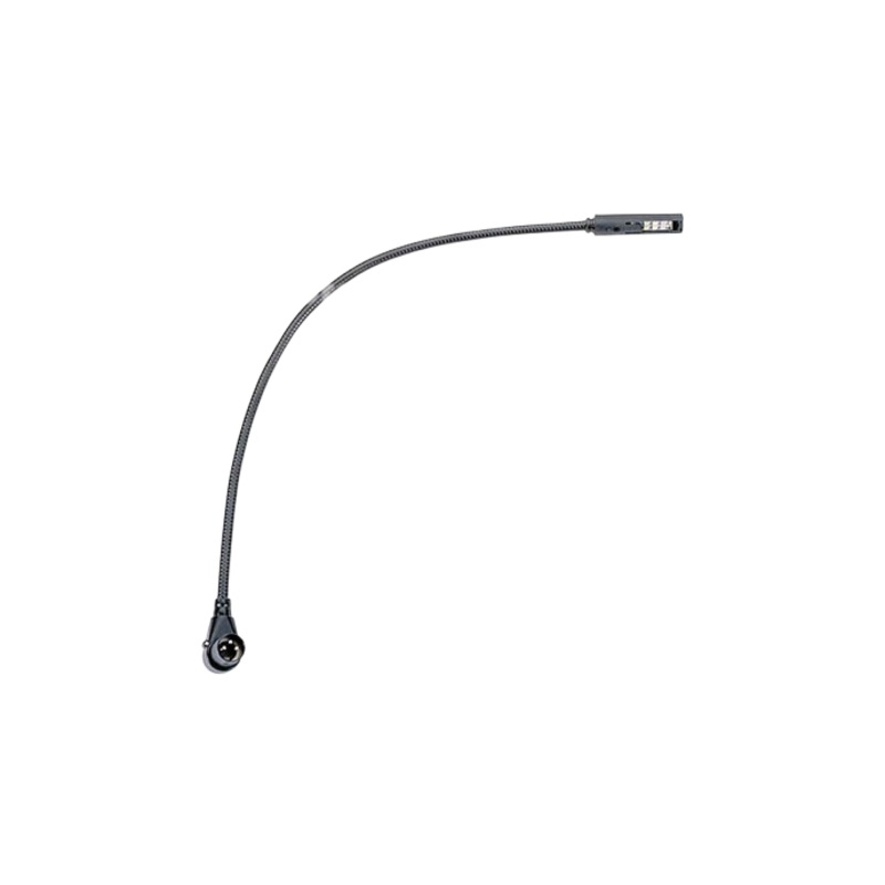 Vista LI18XR-LED  LED Gooseneck Lamp with 3-pin Right Angle XLR Connector – 18″