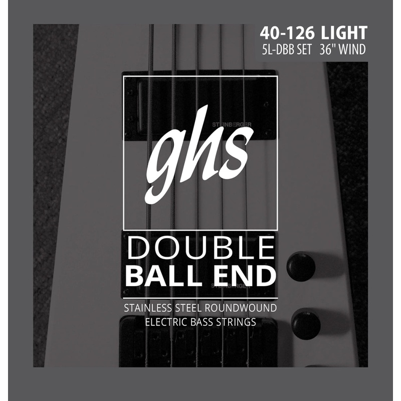 Ghs 5L-DBB Double Ball End for Steinberger Bass (40-126 Light) – 5 Strings