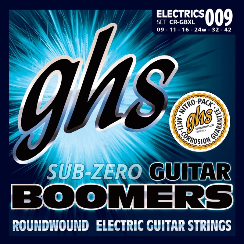 Ghs CR-GBXL Sub-Zero Boomers Electric Guitar Strings – 9-42