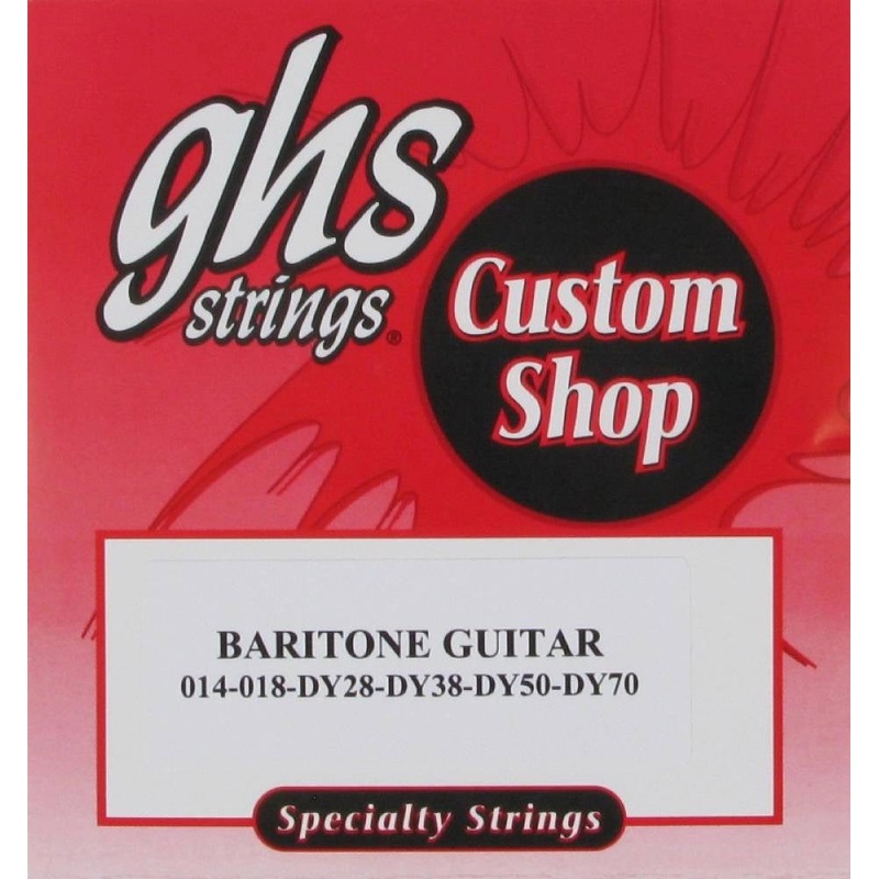 Ghs CU-BARI Custom Shop Baritone Guitar Round Wound – Light