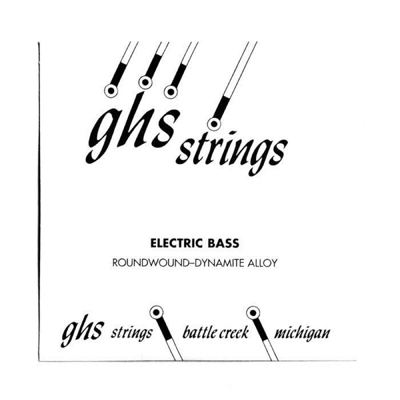 Ghs DYB50 Bass Boomers Roundwound Long Scale Bass Strings – 0.05 Gauge