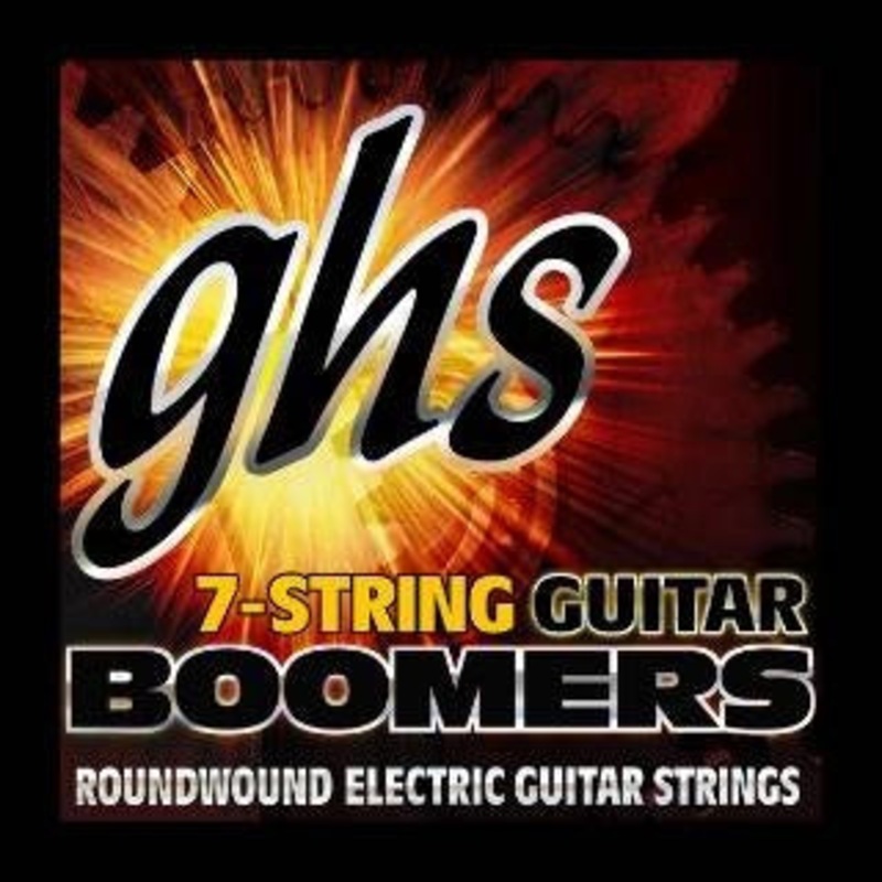 Ghs GB7CL Boomers Electric Guitar String Set Custom Light 9-62 – 7 Strings
