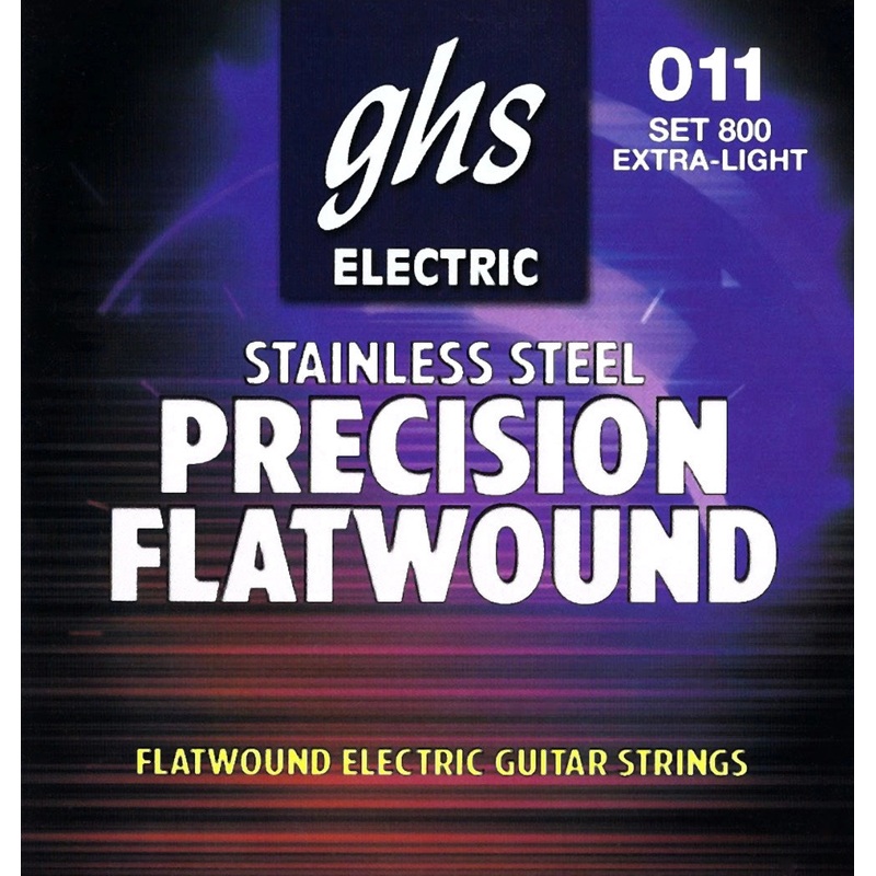 Ghs GHS800 Precision Flatwound Guitar Strings – Extra Light