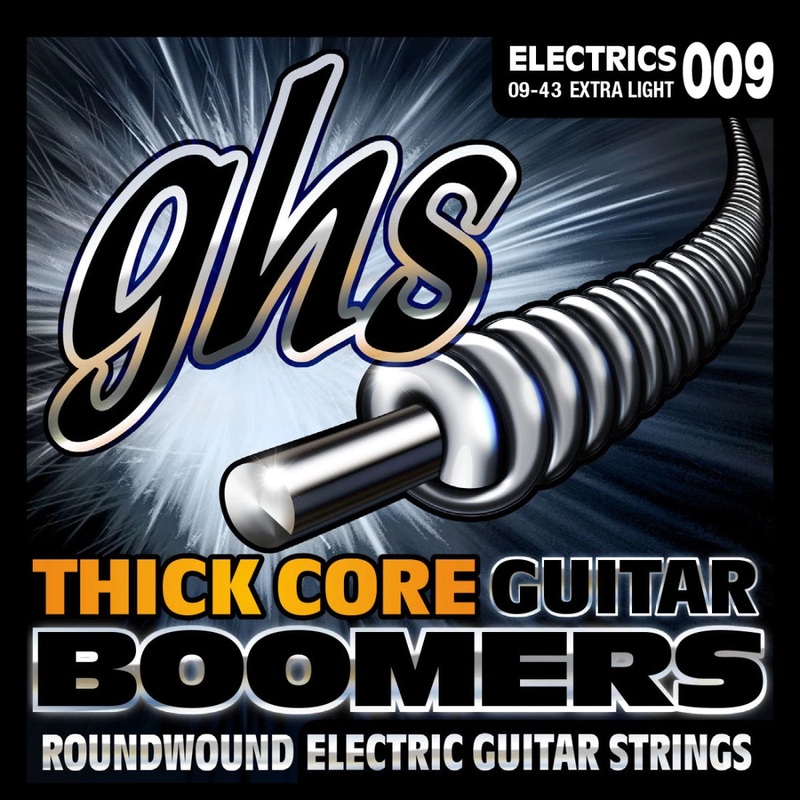 Ghs HC-GBXL Thick Core Boomers Extra Light Electric Guitar Strings .009 – .043