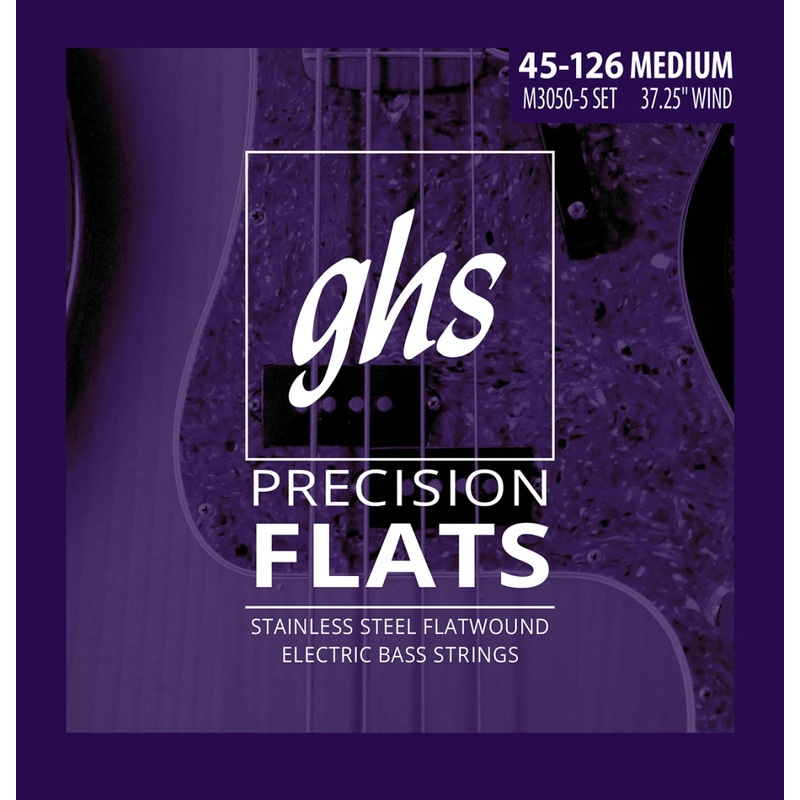 Ghs M3050-5 Precision Flatwound Electric Bass Strings