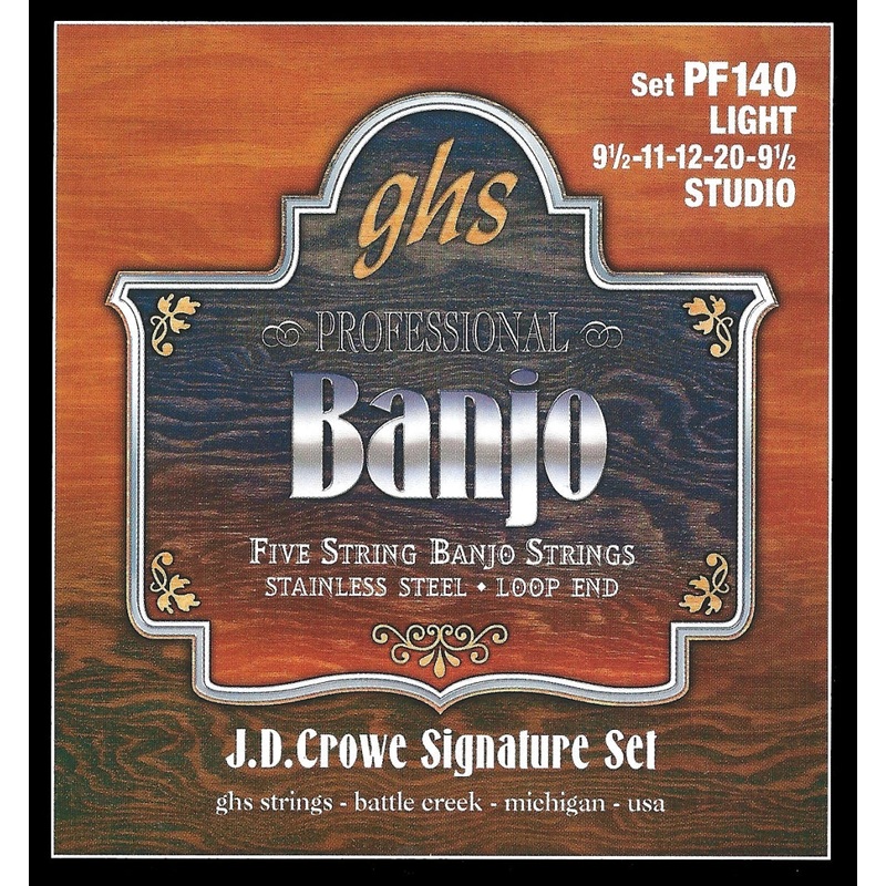 Ghs PF140 Banjo 5 String Stainless Light .0095 – .020