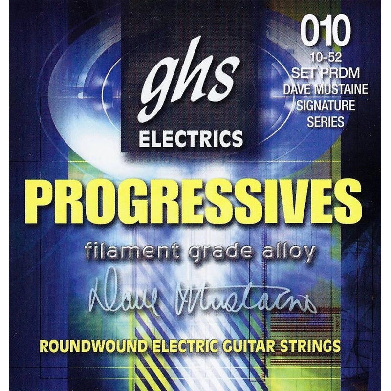 Ghs PRDM Dave Mustaine Signature Electric Guitar Strings Set – Light Top/ Heavy Bottom