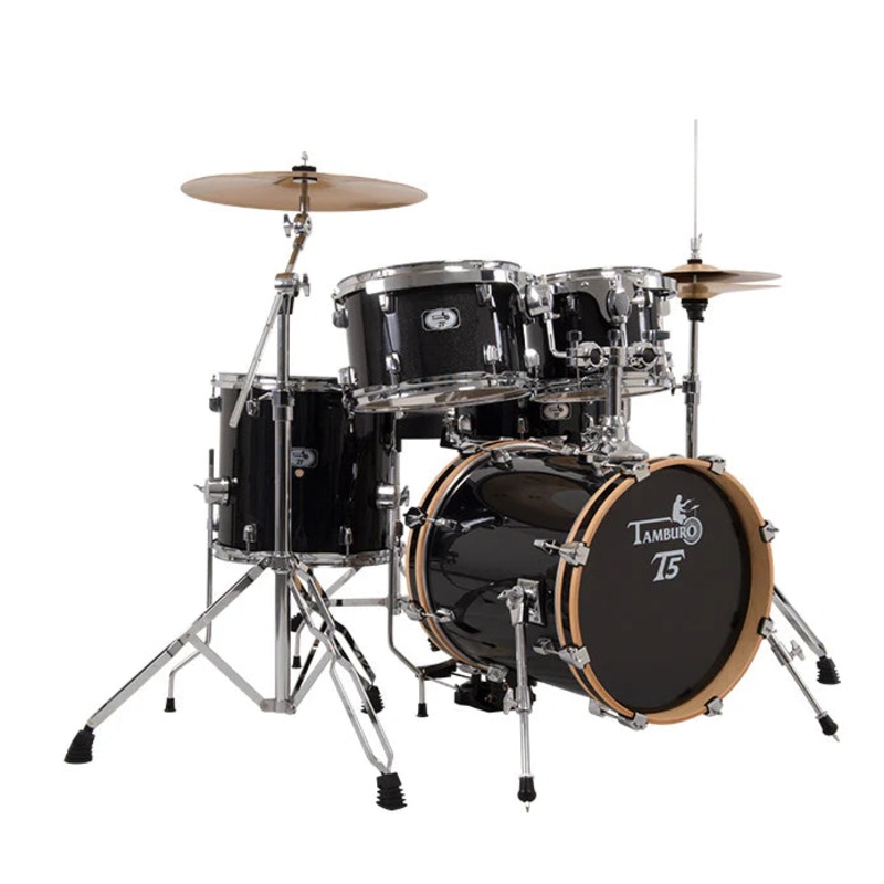 Tamburo TB T5R22BSSK T5 Series Acoustic Drum (Black Sparkle)