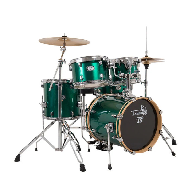 Tamburo TB T5R22GRSK T5 Series Acoustic Drum (Green Sparkle)