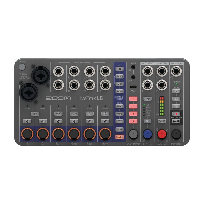 Zoom LIVETRAK L6 Digital Mixer/Recorder