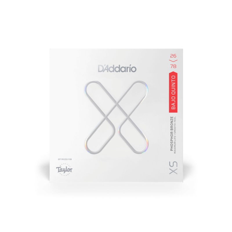 D’Addario XSAPB2678 Medium Coasted Bajo Quinto (10 Strings)