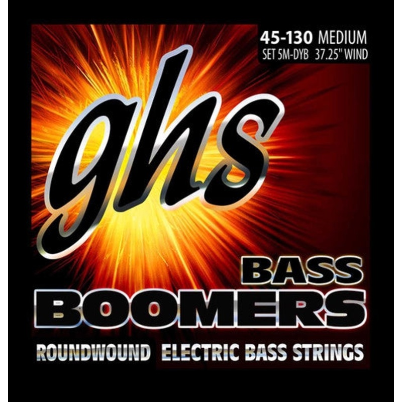 Ghs RC-5M-DYB Round Core Bass Boomers NPS Electric Bass 5 String – Medium 045-130